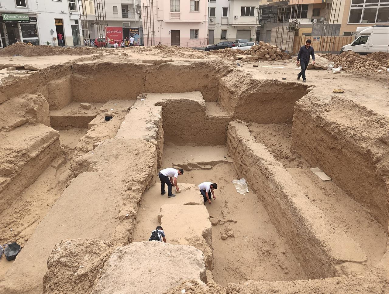 吃瓜动漫 - 某城市地铁施工挖出千年古墓，考古队紧急进驻